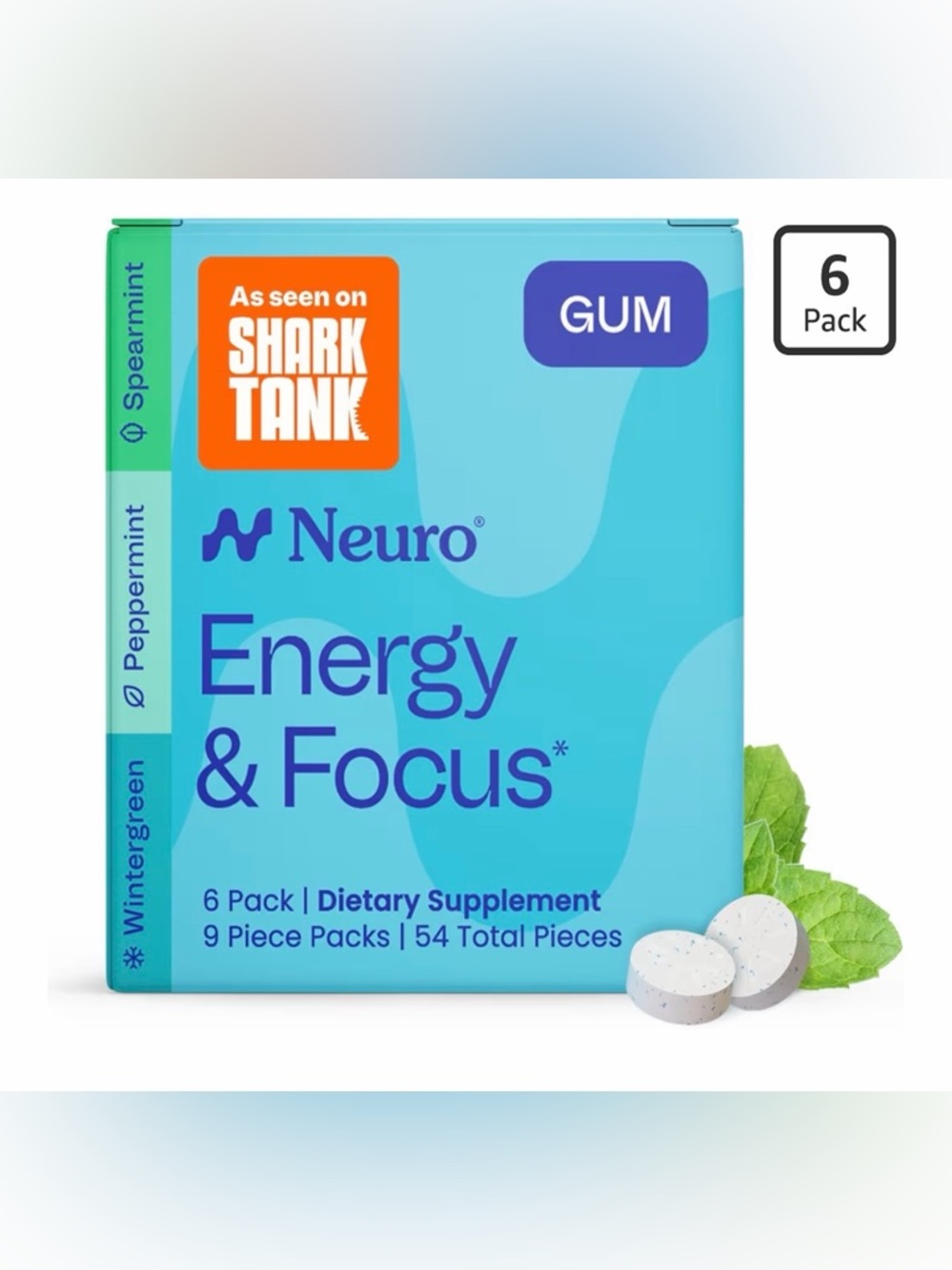 Neuro Energy & Focus Gum